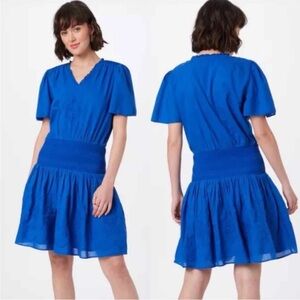 Lauren Ralph Lauren Black Label Royal Blue Embroidered Dress – Size 4